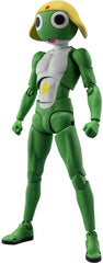 <p><strong>PRE-ORDER: Expected to ship in March 2027.</strong></p>
<p>From <em>Sergeant Frog</em> comes Keroro and the Pekoponian Suit as a fun S.H.Figuarts set from Bandai Tamashii Nations!</p>
<p>Keroro features articulated arms and legs for a variety of poses. By swapping the included head parts, you can also recreate Keroro disguised as a Pekoponian with full-body articulation.</p>
<p>A wide assortment of interchangeable arm, leg, and wrist parts is included along with a display stand for creating humor
