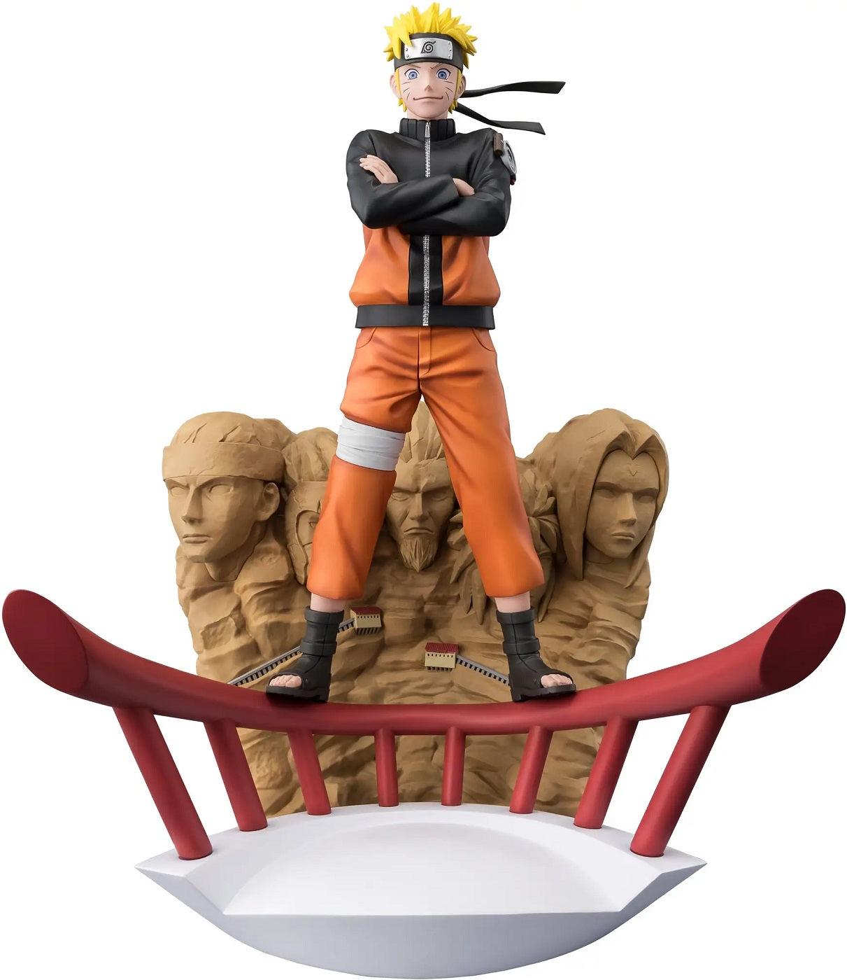 PRE-ORDER: Expected to ship in February of 2027.

In the new Figuarts ZERO lineup 'STARTune,' 'Naruto Uzumaki' from the TV anime "Naruto Shippuden" joins the series! Inspired by the scene from the “Reunion with Sasuke” arc where he stands before Hokage Rock, this piece is brought to three-dimensional life! Naruto himself is recreated with meticulous sculpting and coloring that evoke the anime. By incorporating the Hokage residence’s railing and Hokage Rock as a diorama with applied perspective, the figure f