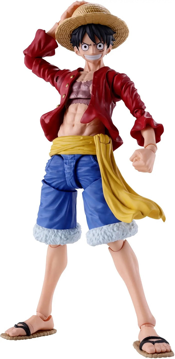 <p><strong>PRE-ORDER: Expected to ship in May 2027.</strong></p>
<p>From <em>One Piece</em> comes Monkey D. Luffy in his post-timeskip “Two Years Later” appearance as an S.H.Figuarts action figure from Bandai Tamashii Nations!</p>
<p>Luffy is recreated as he appears upon entering the New World, with an evolved articulation system designed for dynamic action poses. Soft material is used in key areas to help preserve movement and create more natural-looking poses.</p>
<p>Multiple interchangeable hands, expres