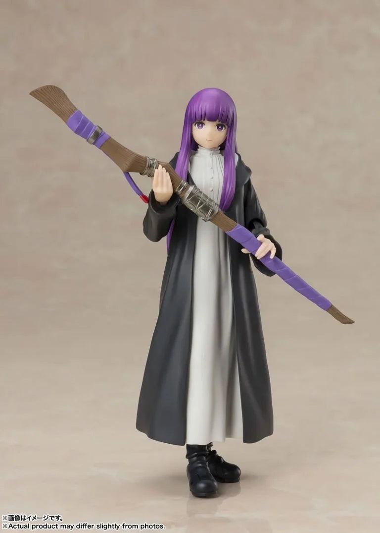 PRE-ORDER: Expected to ship in April of 2027.

Fern, the young mage who joins Frieren's party in "Frieren: Beyond Journey’s End," now joins S.H.Figuarts! Numerous options and effect parts put you in the action. Flexible materials in strategic places allow for dynamic posing! Don't miss out on adding this figure to your Frieren collection! 4.92 inches (12.5cm) tall.

Includes:
Fern figure
3 Interchangeable expression parts
7 Interchangeable hand parts
3 Left
4 Right
Staff
Bracelet
Magic effect
Effect part st
