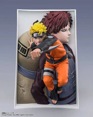 PRE-ORDER: Expected to ship in April of 2027.

From -NARUTO 72 series-, featuring newly drawn illustrations from NARUTO, Naruto Uzumaki with Gaara depicted in the background joins FiguartsZERO! In -NARUTO 72 series-, illustration No. 29 is brought to life as a character figure with a semi-three-dimensional base, including the background! The background Gaara is recreated in relief, and the -NARUTO 72 series- logo is engraved on the back. 7.5 inches tall (19cm).