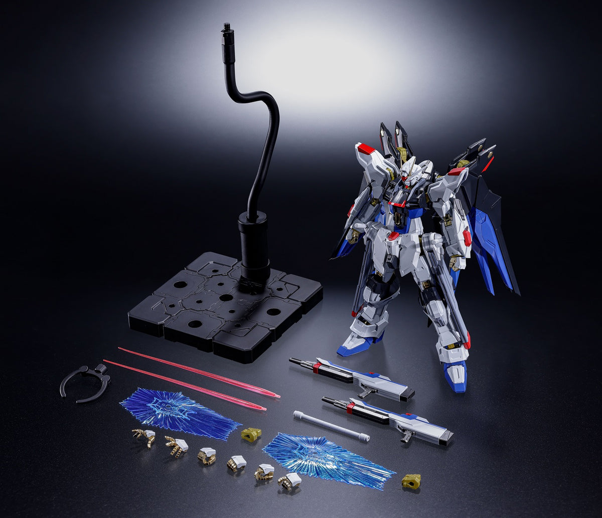 PRE-ORDER: Expected to ship in April 2027.

ABSOLUTE ACT, a new brand specializing in action posing, is here. The first release is Strike Freedom Gundam. Move it exactly as you feel.

Standing approximately 185 mm tall, the figure is equipped at the neck, shoulders, and waist with the ABSOLUTE ACTION POINT articulation system, designed to maximize the character’s full posing potential. In addition, sculptural arrangements and articulation designed specifically for action posing, together with the ease of pl
