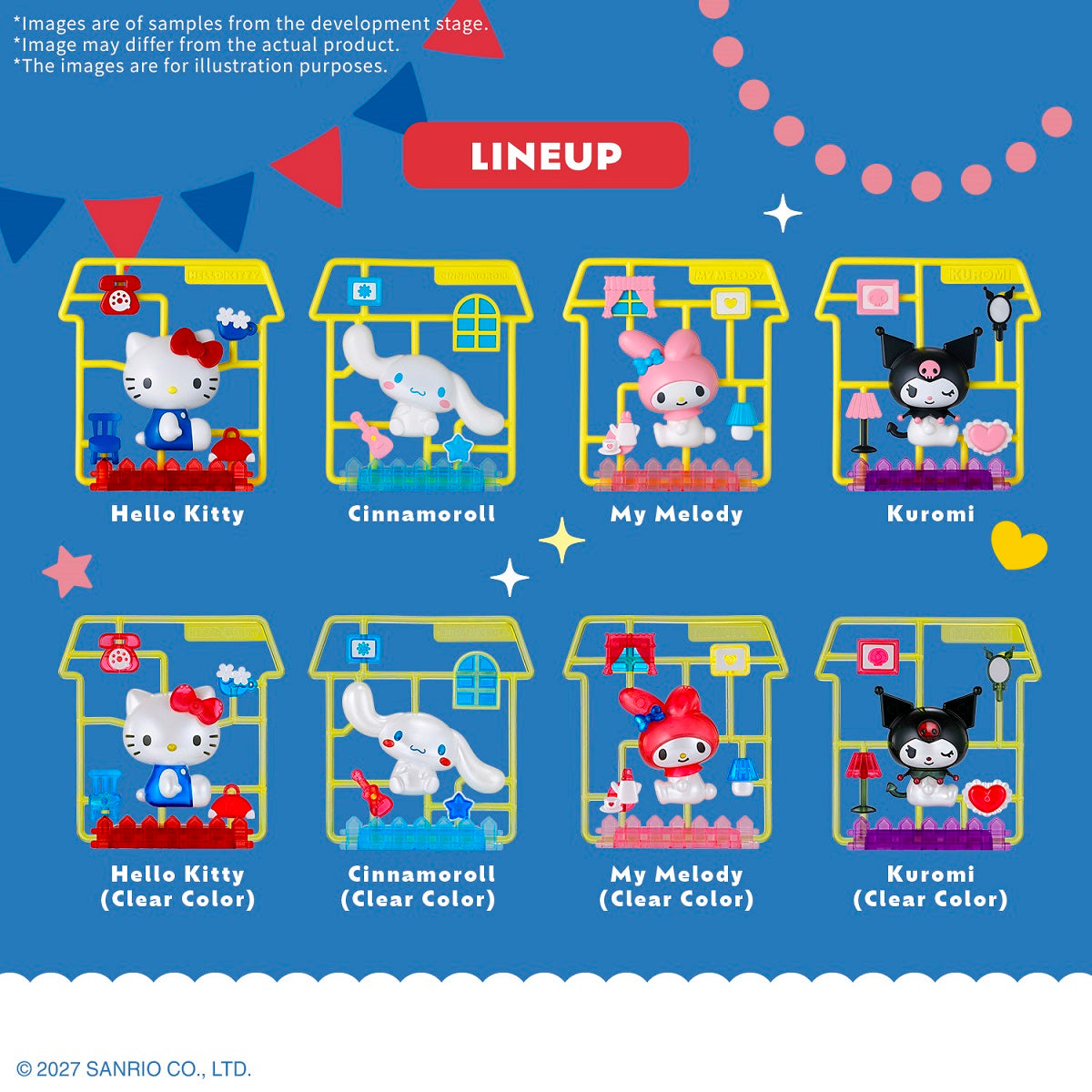 <p><strong>PRE-ORDER: Expected to ship in April of 2027.</strong></p>

<p>Bring a little Sanrio sweetness home with Bandai's Snap Scene Sanrio Characters "Welcome Home" collection, a cozy-themed series of collectible Sanrio character pieces.</p><p>This listing is for one randomly selected blind box piece. Contents are packed blind, so the design you receive is a surprise and cannot be chosen. Collect them all to build out the full "Welcome Home" lineup.</p><p>A fun pick for Sanrio fans and blind box collect