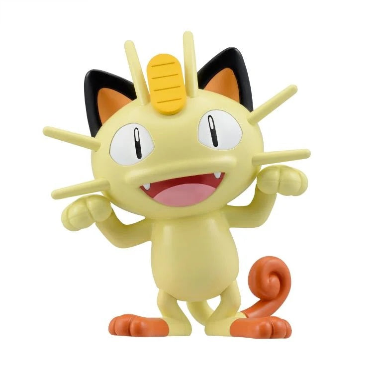 Meowth joins the "Pokepla Quick!!" lineup, which requires no tools and is easy to assemble even for first-timers! Runnerless design eliminates the process of removing parts. Meowth is approximately 85mm in length and this model kit uses carefully divided parts which allow for easy assembly and a colorful finish. Simple design that allows you to imagine the finished product.