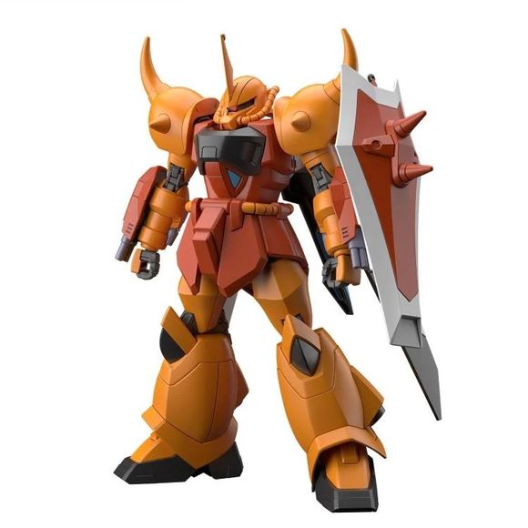 PRE-ORDER: Expected to ship in August-September 2026.

The "Gouf Ignited (Heine Westenfluss's custom machine)" from "Mobile Suit Gundam SEED DESTINY" is now available as an HGCE product! The "SEED Action System" is used to create a variety of poses. The sword's storage and extension gimmick is reproduced without the need for replacement parts. The Slayer Whip comes in two different states: extended and bent. The glowing state is recreated with colored molding. The backpack is connected with a 3mm single axi
