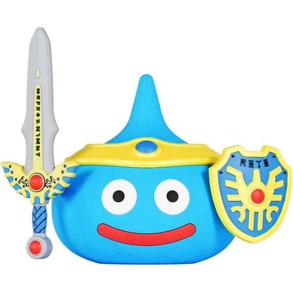 PRE-ORDER: Expected to ship in December 2026-February 2027.

Bandai brings us a new way to enjoy the iconic Slime from the "Dragon Quest" games -- the "Dragon Quest Clay Monsters" lineup! This is a brand-new type of craft kit -- simply pack the clay into the mold, and a Slime is born! Equip it with a sword, shield, and crown to create your very own Hero Slime! Choose from two different types of stickers to customize its eyes, and two different mouth parts. A special "Command" display base is included that's