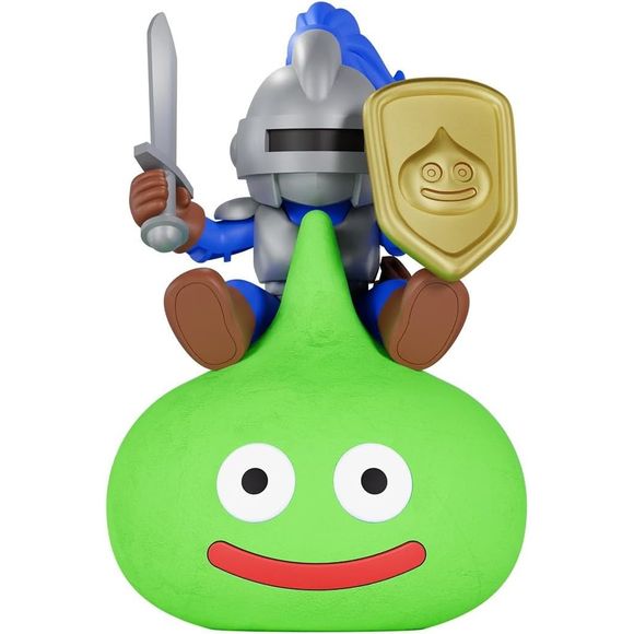 PRE-ORDER: Expected to ship in December 2026-February 2027.

Bandai brings us a new way to enjoy the iconic Slime from the "Dragon Quest" games -- the "Dragon Quest Clay Monsters" lineup! This is a brand-new type of craft kit -- simply pack the clay into the mold, and a Slime is born! Equip it with the assembled Knight to create your very own Slime Knight! Choose from five different types of stickers to customize its eyes, and two different mouth parts. A special "Command" display base is included that's pe