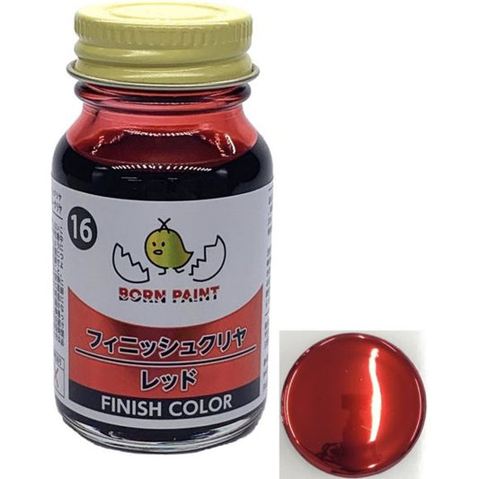 Born Paint TRU42035 Clear Red Finish 30ml Lacquer Paint Bottle | Galactic Toys & Collectibles