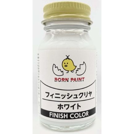 Born Paint TRU42050 Clear White Finish 30ml Lacquer Paint Bottle | Galactic Toys & Collectibles