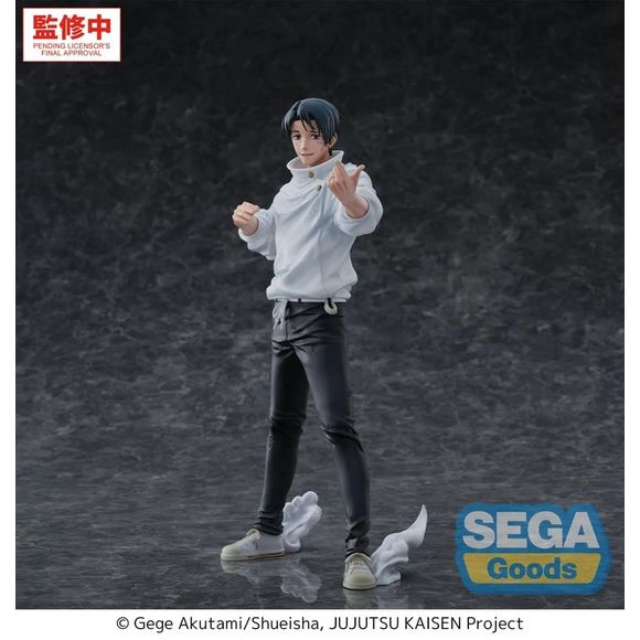 <p><strong>PRE-ORDER: Expected to ship in April of 2027.</strong></p>

<p>Yuta Okkotsu makes a massive statement in this GigantiX figure from Sega.</p>

<p>The figure captures the moment Yuta declares "Just this once!" during The Culling Game arc. His high-collared white uniform jacket is sculpted with folds and battle damage, and swirling smoke effects rise beneath his feet.</p>

<p>Part of Sega's GigantiX prize figure line, known for its large size and shelf presence.</p>