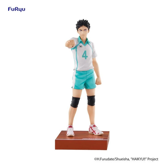 <p><strong>PRE-ORDER: Expected to ship in May 2027.</strong></p>
<p>From the hit volleyball anime <em>Haikyu!!</em> comes Hajime Iwaizumi as a new display figure from FuRyu!</p>
<p>Iwaizumi is recreated in a detailed sculpt that captures the Aoba Johsai vice captain's recognizable appearance and confident presence. Standing approximately 7.3 inches tall, this figure is a great addition for fans building out a <em>Haikyu!!</em> character display.</p>
<p><strong>Product Features:</strong></p>
<ul>
<li>Approxi