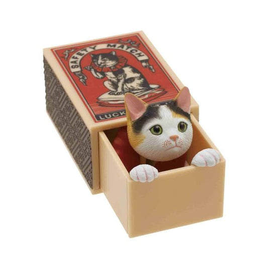 Kitan Club Funabashi Tsutomu Match Box Cats Mini Figure - 1 Random Style