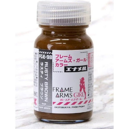 Gaia Notes Frame Arms Girl Color FGE-98 Rusty Brown 10ml Lacquer Paint Bottle | Galactic Toys & Collectibles