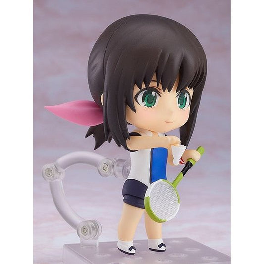 "I… like badminton too."

From the anime "Hanebado!" comes a Nendoroid of Ayano Hanesaki in her uniform! She comes with three face plates including her standard expression, her hard-to-read ruthless expression as well as a crying expression. 

For optional parts, she comes with a shuttlecock and effect parts to recreate her cut smash! The ambidextrous Ayano can be posed with her racket in either hand making for a wide range of possible poses to reenact from the show. Be sure to add her to your collectio