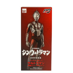 A fully articulated figure standing approximately 12.2 inches tall, made with ABS, PVC, POM, and zinc alloy. It features LED light-up eyes and includes four pairs of interchangeable hands.