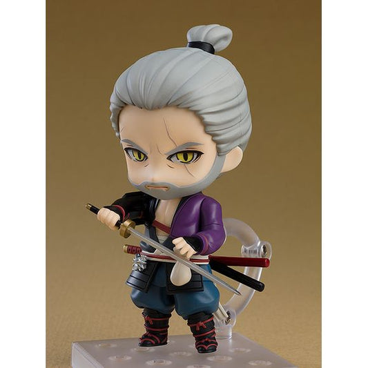 The Witcher Geralt, now reimagined as a Ronin, joins the Nendoroid series! From the manga The Witcher: Ronin comes a Nendoroid of Geralt as a Ronin Witcher! Like the manga, this Nendoroid reimagines Geralt as a swordsman wandering a medieval Japan-inspired world. Geralt carries two katana as a Ronin Witcher, both of which he can use to battle yokai and oni across the land as he searches for the mysterious Yuki Onna. The set also includes two effect sheets to display him using two witcher signs, Yrden and Ax