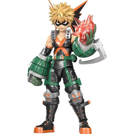 The heroes are now plastic model kits!

From the anime series "My Hero Academia" comes plastic model kits of the heroes of the series! This plastic model kit features Katsuki Bakugo! The kit makes use of 7 different colored runners and some pre-painted parts, allowing you to recreate the character with just a simple assembly.

The model kit also features articulation, allowing you to pose him in action. Two face plates with pre-painted eyes are included as well. Explosion effect parts for recreating his