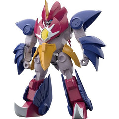 From the anime series "Madou King Granzort" comes a MODEROID plastic model kit of the Jado King Harbyzan! This model can transforms from face mode to battle mode to beast mode and includes a Laser Schwartz. Featuring several points of articulation this model kit is an amazing addition to any collection! Approx. 5.51 inches (14cm)