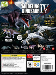 Bring the prehistoric world to life with the YELL Modeling Dinosaur IV Collection! These highly detailed miniature dinosaur figures feature articulated jaws and limbs, allowing you to pose them in dynamic action scenes. Each capsule contains one randomly selected dinosaur from an assortment of prehistoric favorites.

With realistic sculpting, vibrant paint applications, and movable joints, these collectible figures are perfect for dinosaur enthusiasts, collectors, and anyone looking to add a touch of the Ju