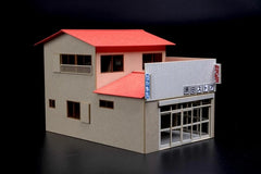 (PRE-ORDER: APR 2027) PLUM Town Corner Accessory Series 1/80 Scale Store C (Corner Store) Paper Model Kit