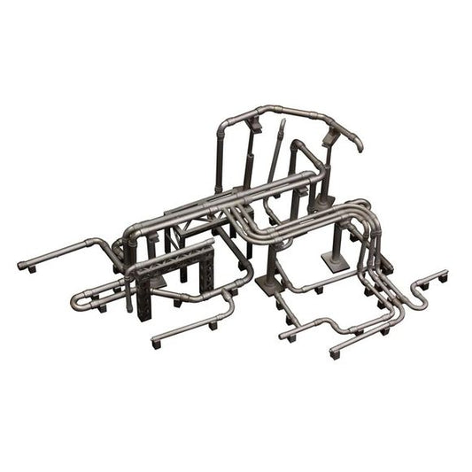 <p><strong>PRE-ORDER: Expected to ship in March of 2027.</strong></p>

<p>Build out your N gauge industrial layout with the Plumbing Set 1/150 scale Structure Kit from PLUM!</p>

<p>A set of plumbing and piping parts for building out 1/150 (N gauge) factory and plant scenes. It's a plastic kit made to go with PLUM's other 1/150 industrial structure kits.</p>

<p>Part of PLUM (P.M. Office A)'s 1/150 scale Structure Kit line for N gauge layouts and dioramas. Assembly is required; glue and tools are sold separ