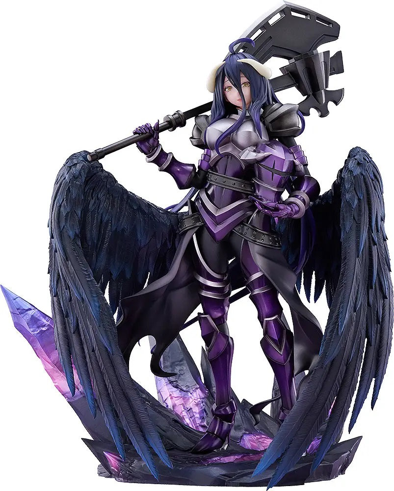 <p><strong>PRE-ORDER: Expected to ship in April 2027.</strong></p>

<p>From <em>Overlord</em> comes the return of Albedo in her imposing Hermes Trismegistus armor as an impressive 1/7 scale figure from DMM Factory!</p>

<p>Unlike Albedo's usual elegant attire, this figure showcases the Overseer of the Floor Guardians outfitted in her massive dark armor. Intricate sculpting and detailed paintwork bring out the layered construction and metallic appearance of the armor while preserving Albedo's unmistakable pr