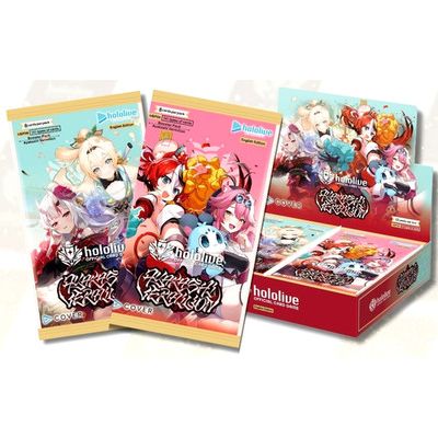 A brand-new Booster Pack, “Ayakashi Vermilion” is coming to the hololive OFFICIAL CARD GAME!
This set features 21 holomem from previously released talents, included as supporting enhancement cards, and also introduces OSR (Oshi holomem Super Rare) cards for holomem who have not yet appeared as OSR. HR (holomem Rare) cards first introduced in “Enchant Regalia” are also included in this set. In addition, starting with this product, the artwork for SY (Special Cheer) cards has been updated—don’t miss it! The s