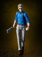 PRE-ORDER: Expected to ship in June of 2027.

From the S.H.Figuarts Jujutsu Kaisen series, Kento Nanami joins the lineup! From the TV anime Jujutsu Kaisen, Kento Nanami joins S.H.Figuarts. It includes a wide variety of interchangeable facial expression parts and interchangeable hand parts, allowing you to recreate many different scenes. The optional cleaver part is also designed to be attachable to his back. Be sure to add this figure to your Jujutsu Kaisen collection! 6.3 inches (16cm) tall.

Includes: 
Ke