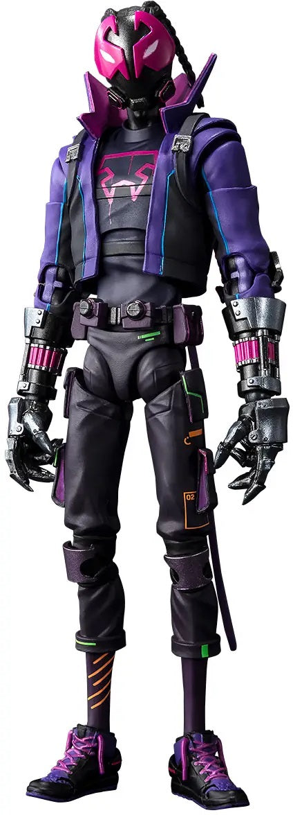 <p><strong>PRE-ORDER: Expected to ship in July 2027.</strong></p>
<p>From <em>Spider-Man: Across the Spider-Verse</em> comes Miles G. Morales as “42 Miles on the Prowler's Path” in Bandai Tamashii Nations' S.H.Figuarts series!</p>
<p>Miles is recreated in his updated suit with the articulation needed for dynamic action poses. Interchangeable head parts let you display him with either his masked or unmasked look, while multiple hand options provide additional posing possibilities.</p>
<p>A dedicated display