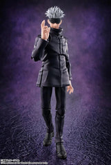 PRE-ORDER: Expected to ship in January of 2027.

Satoru Gojo from the acclaimed TV anime series "Jujutsu Kaisen" returns to the "S.H.Figuarts" series from Bandai! With his trademark blindfold firmly in place, he's fully posable and ready for action; interchangeable hands and facial expressions enable you to display him any way you'd like. [Figure Size]: Approximately 17cm tall