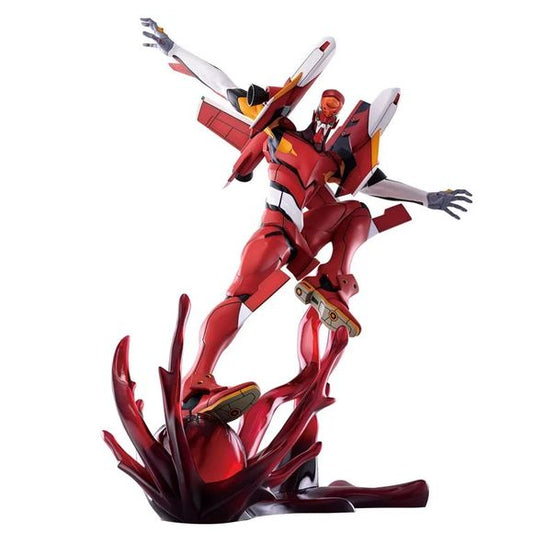 PRE-ORDER: Expected to ship in February of 2027.

Bandai Spirits Ichibansho is proud to announce their newest release Mega Vignette Evangelion Production Model-02 (Evangelion 2.22)! Standing at approximately 11.8" tall, Evangelion unit 2 is seen in a popular pose. Be sure to collect this and enhance your display with other incredible Ichibansho figures!