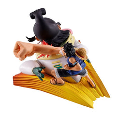 (PRE-ORDER: MAR 2027) Bandai One Piece Revible Moment Ichibansho Monkey D. Luffy vs St. Charlos (Impact Log) Figure