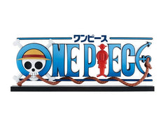 PRE-ORDER: Expected to ship in March of 2027.

Bandai Spirits Ichibansho is proud to announce their newest release, One Piece The Gigant Name (Impact Log)! Measuring at approximately 17.7" wide, this highly detailed, three-dimensional figure of the One Piece logo is perfect for display! Be sure to collect this and enhance your display or collection with this ultra unique piece!