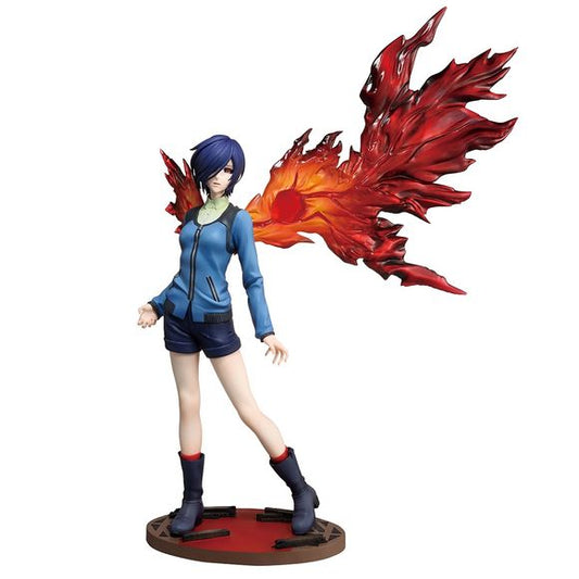 <p><strong>PRE-ORDER: Expected to ship in March 2027.</strong></p>

<p>From <em>Tokyo Ghoul</em> comes Touka Kirishima as an impressive MASTERLISE Ichibansho figure from Bandai Spirits!</p>

<p>Standing approximately 9.1 inches tall and 11.8 inches wide, Touka is captured in a dynamic battle-ready pose with her striking kagune extending behind her. The wide silhouette gives the figure excellent shelf presence and highlights one of Touka's most recognizable combat appearances.</p>

<p>MASTERLISE is Ichibansh