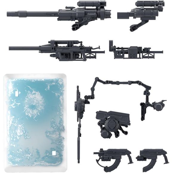 PRE-ORDER: Expected to ship in December 2026-January 2027.

Items from "Armored Core VI Fires of Rubicon" are now being released as part of Bandai's "30MM (30 Minutes Missions)" series!

Adhering to the series' core concepts of "simple assembly" and "customization play," this set features a collection of weapons reproduced as model kit parts, including the distinctive Pulse Shield.
For weapons that feature distinct shapes depending on whether they're equipped to the left or right side, dedicated parts for e