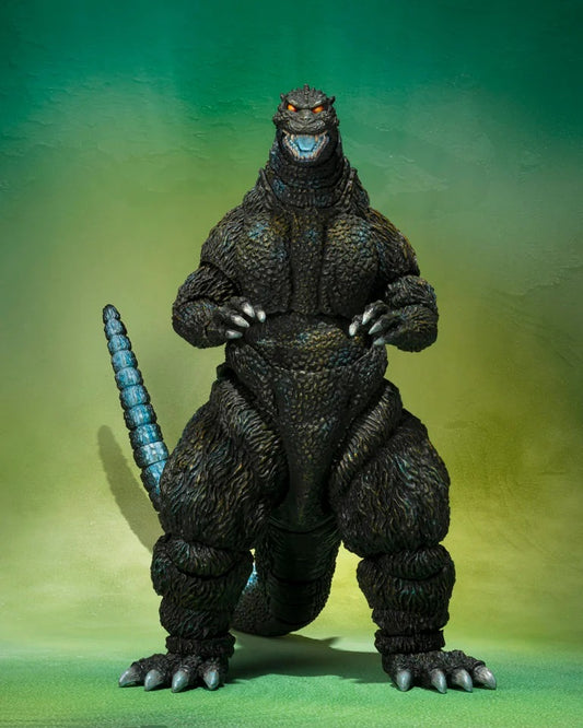 (PRE-ORDER: MAR 2027) Tamashii Nations S.H.Monsterarts Godzilla Vs. Mechagodzilla II Poster Coloring Ver. -Movie Graphic Plus- Action Figure