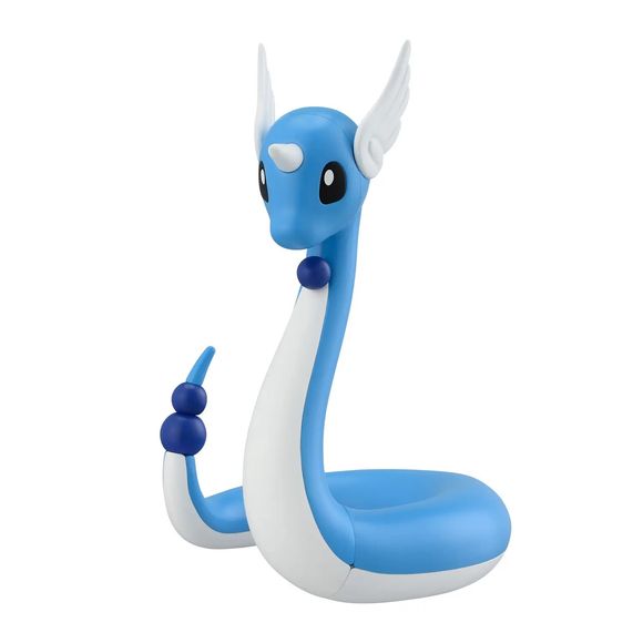 PRE-ORDER: Expected to ship in April 2027.

The elegant Dragonair joins Bandai Spirits' Pokémon Plamo Collection Quick!! model kit series! Designed for fast and easy assembly, this beginner-friendly kit lets Pokémon fans build an adorable Dragonair display without the need for tools.

Bandai's Touch Gate system allows parts to be easily removed from the runners by hand, while carefully designed part separation recreates Dragonair's signature colors with minimal effort. Once completed, Dragonair measures app