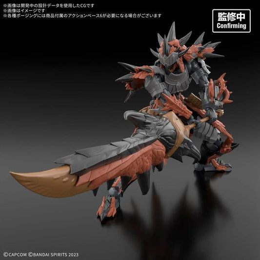 (PRE-ORDER: MAR 2027) Bandai 30 Minute Fantasy 30MF Monster Hunter Wilds Rathalos Equipment -Rathalos Series- Figure Model Kit