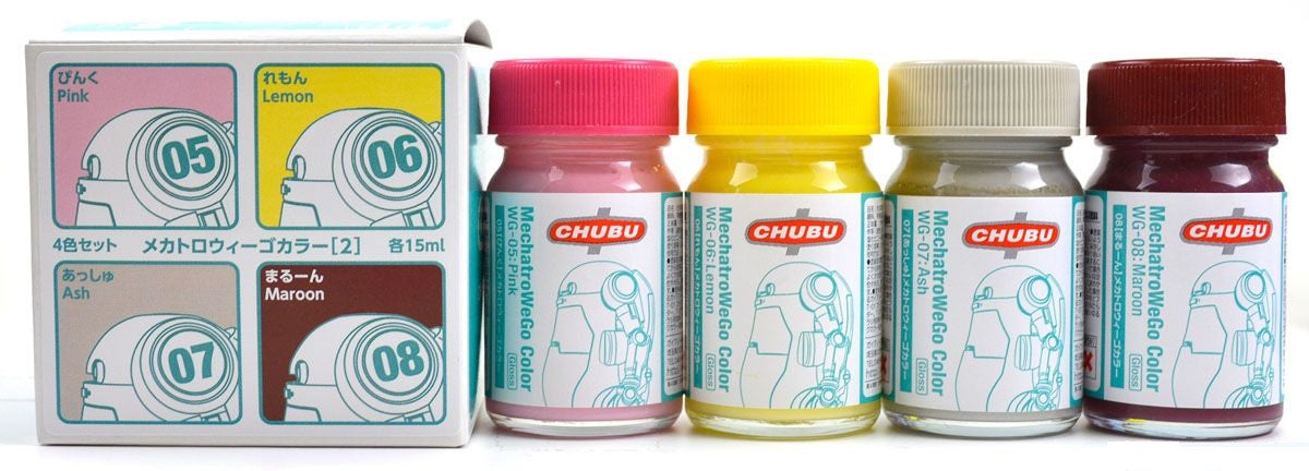 Gaianotes Lacquer based paints are formulated in Japan specifically with the hobbyist in mind. This line of paint features highly pigmented rich, vibrant colors which will bring excellent details to your next project.  Supervised by Kazushi Kobayashi, who created Mechatronics Wego, this color line is perfect for your Mechatro Wego mecha. Powerful and strongly colored, you can take your model to the next level. Volume: 15 ml (0.5 oz).

Continental USA shipping only.  Ground service only.