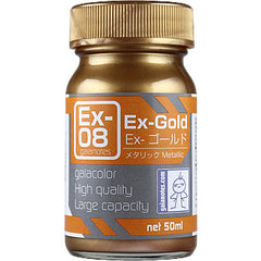 Gaia Notes Color EX EX-08 Ex-Gold Gold Metallic 50ml Lacquer Paint Bottle | Galactic Toys & Collectibles