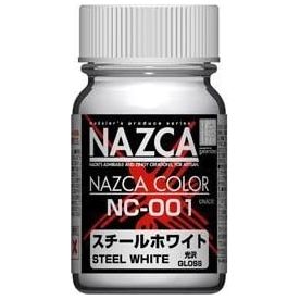 Gaia Notes Nazca Color Series NC-001 Steel White Lacquer Paint 15ml | Galactic Toys & Collectibles