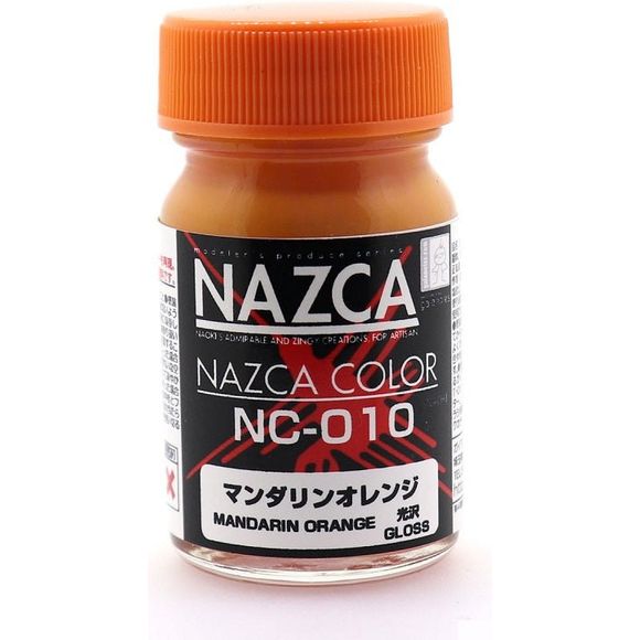 Gaia Notes Nazca Color Series NC-010 Mandarin Orange Lacquer Paint 15ml | Galactic Toys & Collectibles