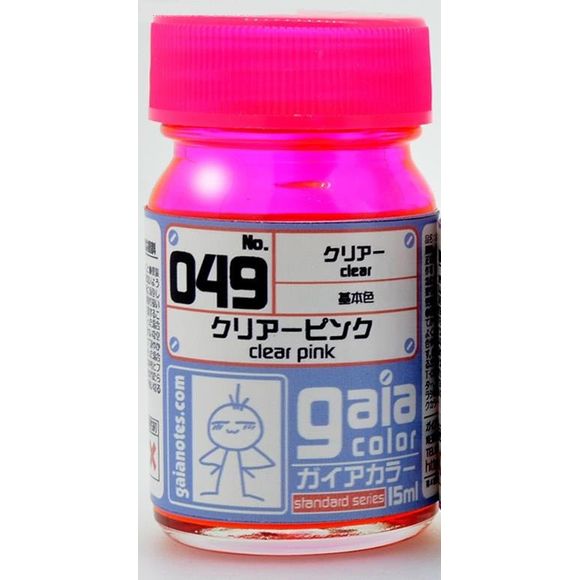 Gaia Color 049 Clear Pink 15ml Lacquer Paint Bottle | Galactic Toys & Collectibles