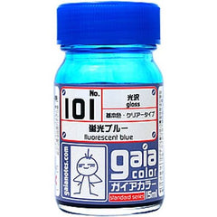 Gaia Notes Color 101 Gloss Fluorescent Blue 15ml Lacquer Paint Bottle | Galactic Toys & Collectibles