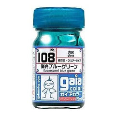 Gaia Notes Color 108 Gloss Fluorescent Blue Green 15ml Lacquer Paint Bottle | Galactic Toys & Collectibles