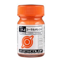 Gaia Notes Virtual-On Color VO-14 Coral Orange 15ml Lacquer Paint Bottle | Galactic Toys & Collectibles