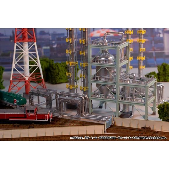 <p><strong>PRE-ORDER: Expected to ship in March of 2027.</strong></p>

<p>Build out your N gauge industrial layout with the Finery Forge 1/150 scale Structure Kit from PLUM!</p>

<p>A refining furnace facility with color-coded steel frames and refining tanks, connecting pipes and joints, and trusses and towers for overpasses. Its light green frames match the Storage Tanks kit. Approx. 14 cm / 5.51 inches tall when assembled. The parts come pre-colored, so you can build a realistic-looking factory without pa