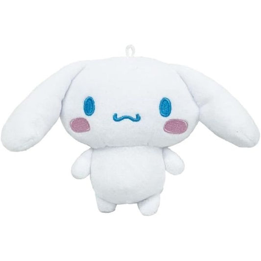<p>Bring Cinnamoroll along wherever you go with the <strong>Sanrio Characters Play Charm Cinnamoroll</strong>!</p>

<p>This adorable plush accessory is designed to attach to a smartphone case, adding a fun touch of Sanrio style to your everyday device. Cinnamoroll features his signature long floppy ears, blue eyes, and sweet expression in a soft, compact plush design.</p>

<p>The plush can be removed from the attachment for photos, display, or swapping with other compatible Play Charm plush characters. It c