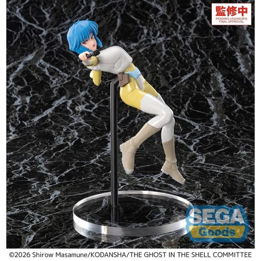 PRE-ORDER: Expected to ship in April of 2027.

From the popular anime series, The Ghost in the Shell, comes the Luminasta Motoko Kusanagi figure by Sega! This figure stands around 8 inches in height and displays Motoko Kusanagi in her memorable outfit from the anime while in a fun action pose. Don't miss out on adding this figure to your collection! 7.87 inches (20cm) tall.