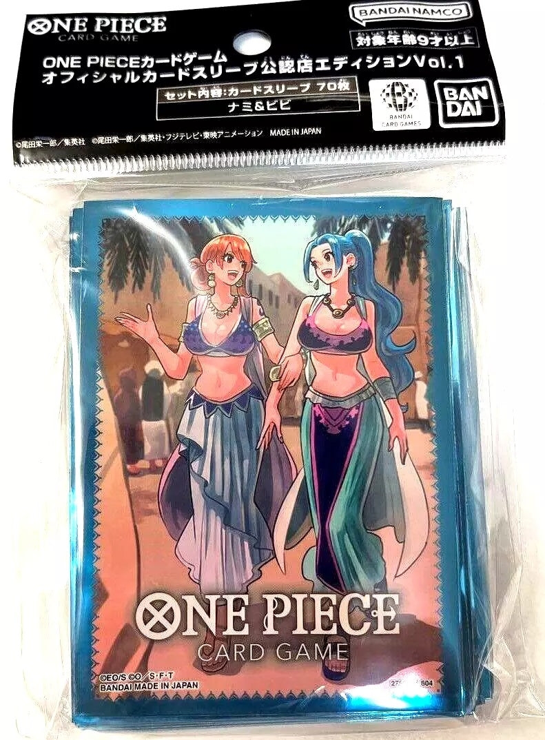 One Piece TCG: Sleeves featuring Nami and Vivi